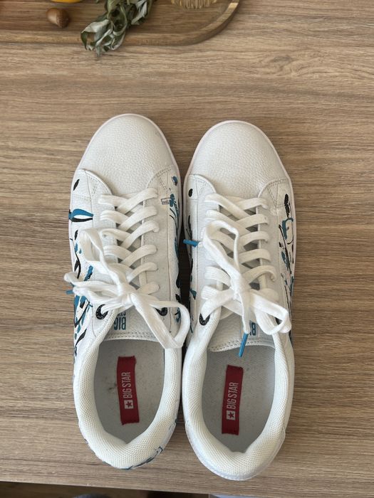 Custom Обувки черно-синьо