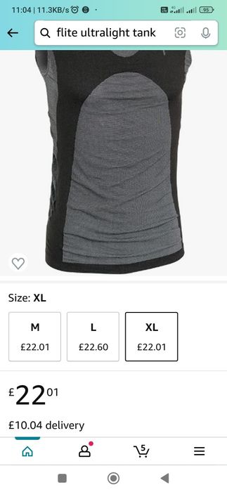 Maieu compresie F-lite Ultralight 70 gr nou mar. L XL