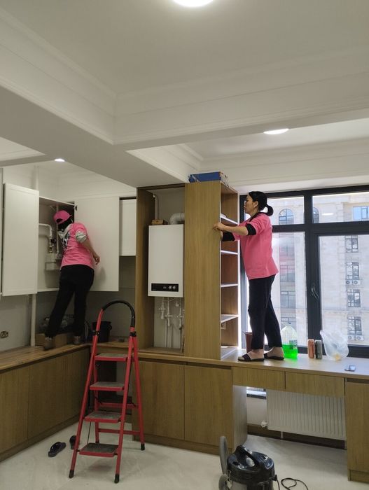 Клининг уборка город и область. Алматы