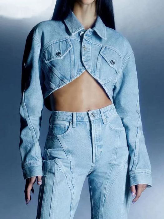 Укороченная джинсовая куртка Zara