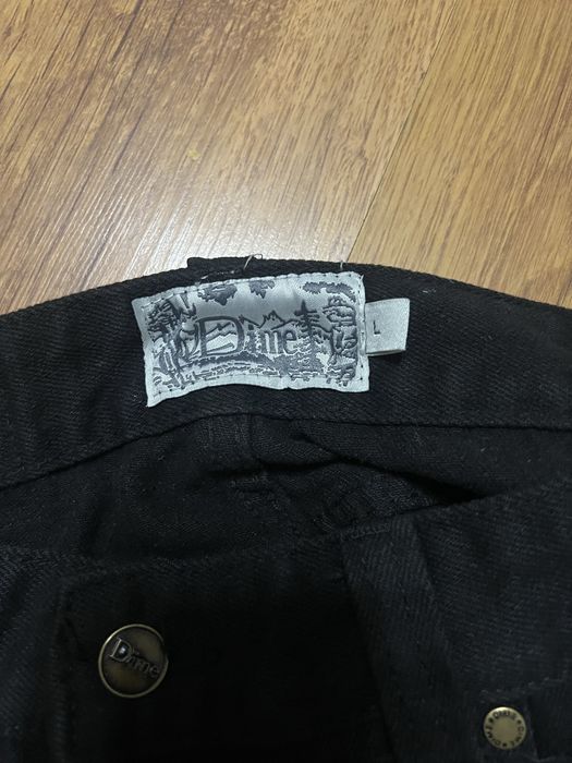 black dime jeans