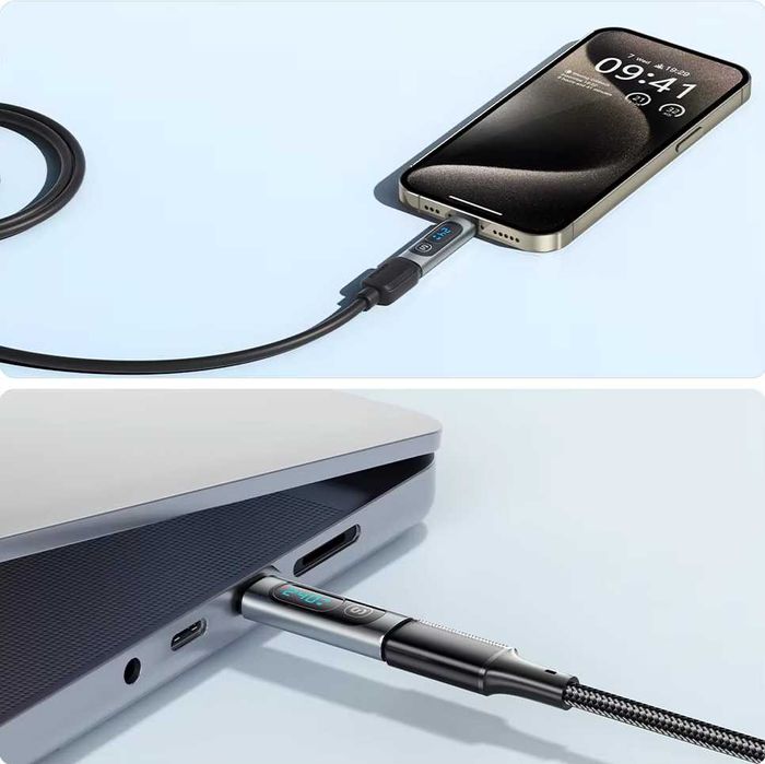 Tester USB 240W USB C voltmetru tester tensiune