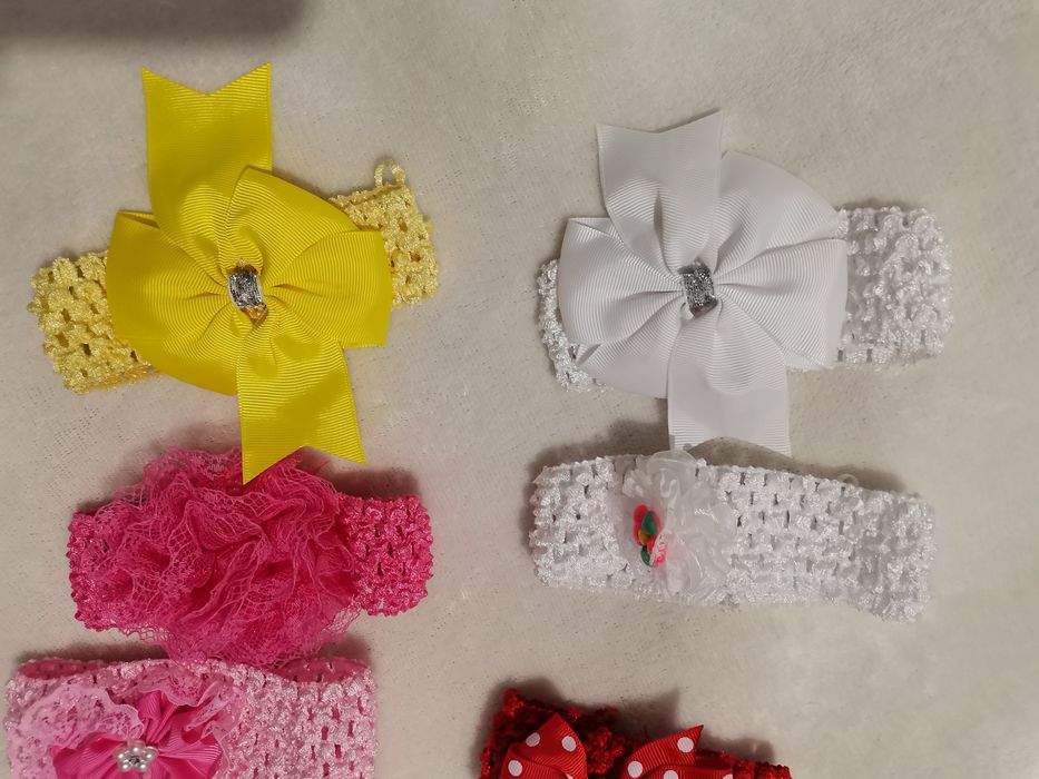 Ленти за коса за бебе