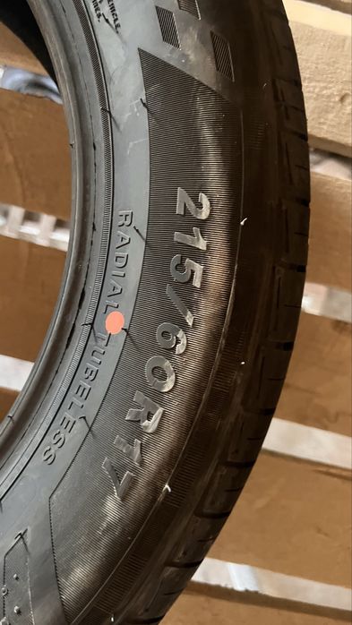 бир штук новый салынбаган 215/60/17