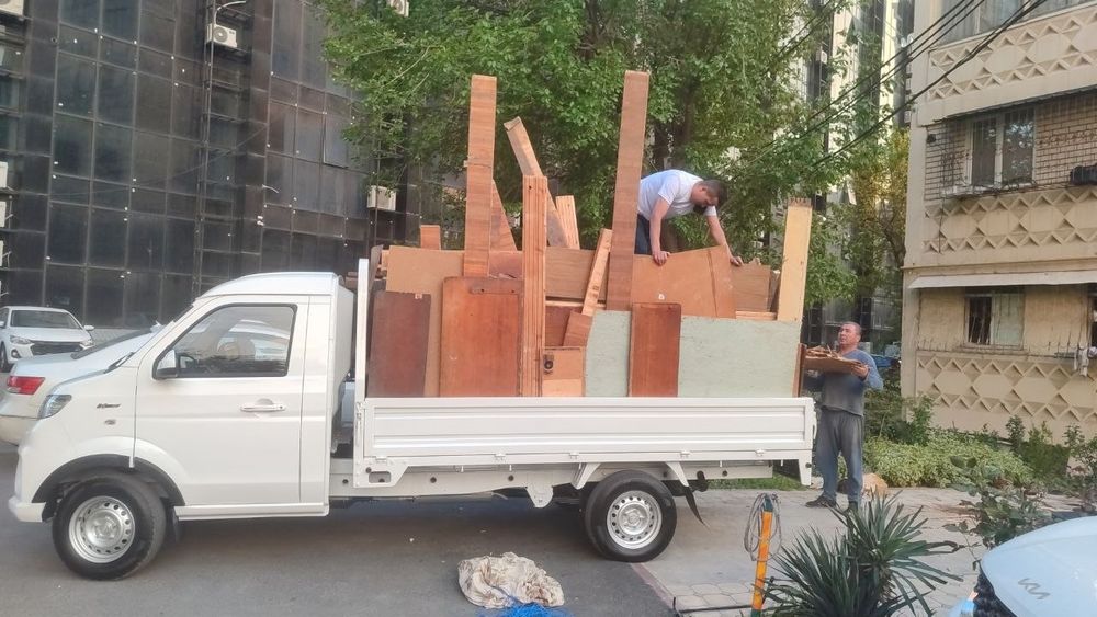 Вывоз строй мусора чанган  лабо услуга 24/7 Грузчик есть Vivoz mu