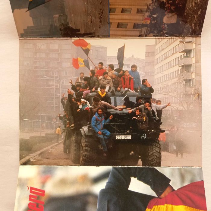 Romania Libera, album cu carti postale - imagini din decembrie 1989