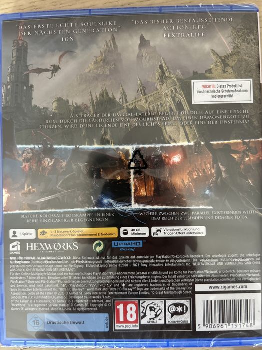 Lords Of The Fallen 2023 PS5 Нова