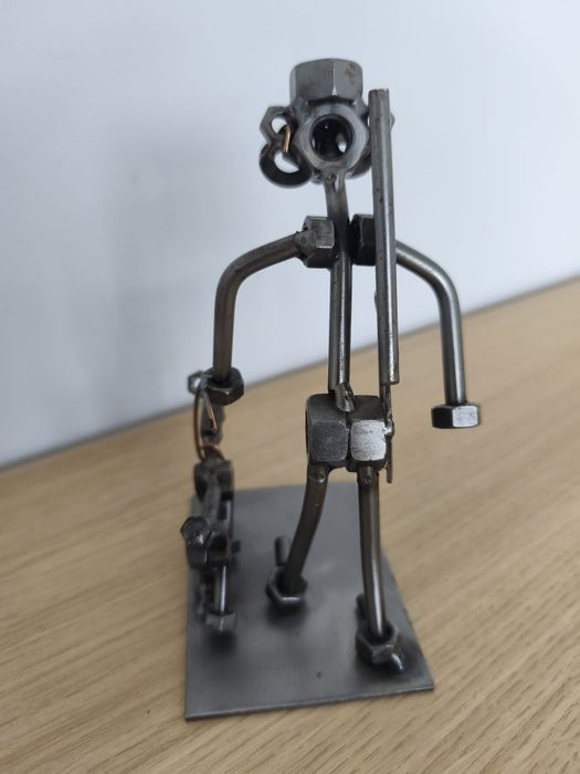 Decoratiune metaluca vantor si caine