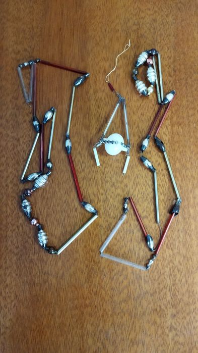 Игрушки ёлочные из стекляруса