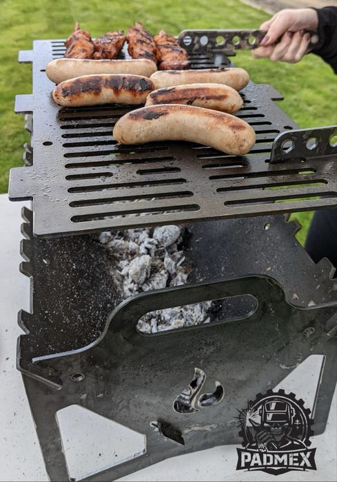 Grătar demontabil din tablă 3mm - BBQ grill - făcut pe comandă
