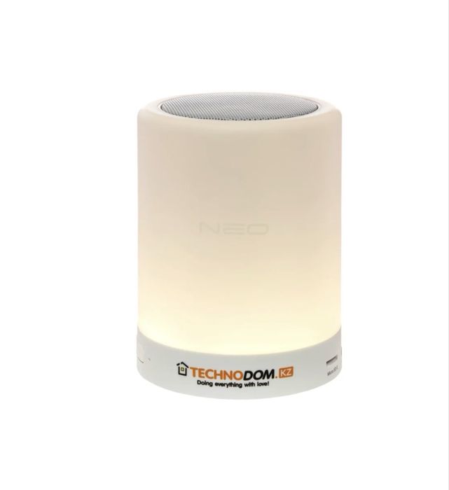 Колонка Bluetooth Neo с встроенной лампой, White