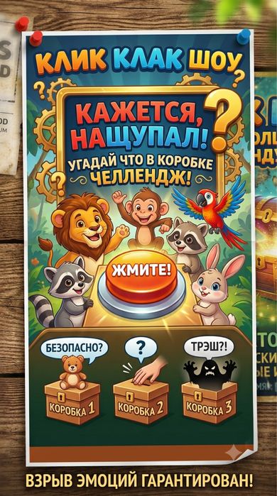 Аниматоры Угадай что в коробке