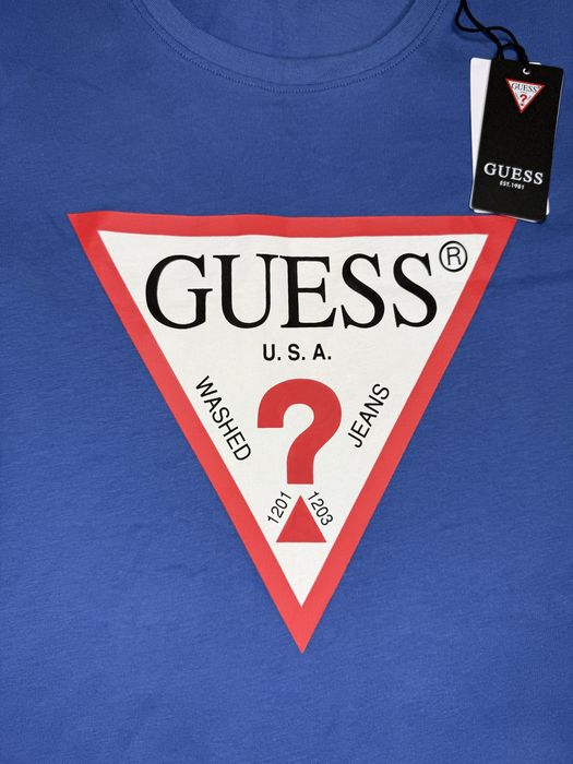 Мъжки тениски G-Star Raw и Guess - размери S и M