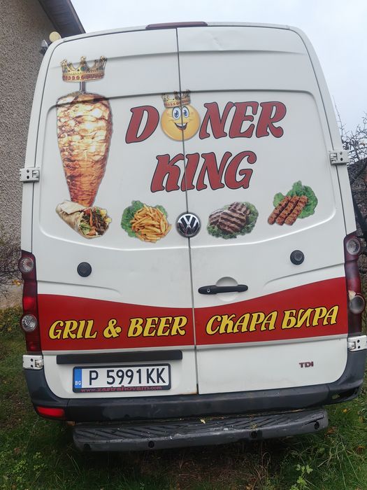 Специален автомобил/кемпер за бързо хранене