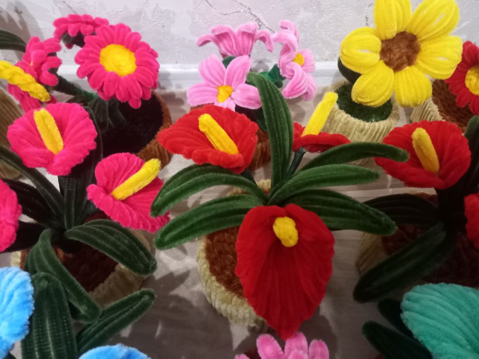 Snil simdan yasalgan suniy gullar