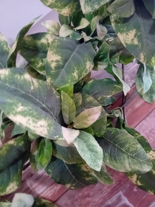 Красиво изкуствено цвете с меки и  регулиращи се листа и клонки