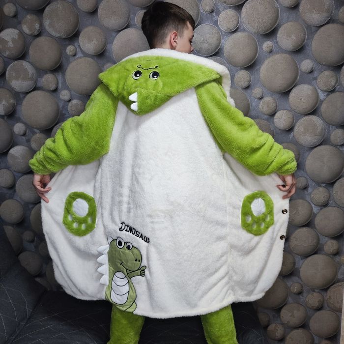 Теплый халат со штанами