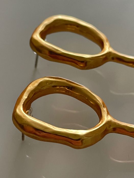 Модерни авангардни  обеци във формата на ключ "Schiaparelli"