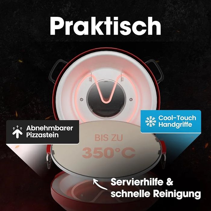 Каменна фурна за пица Clatronic PM 3787