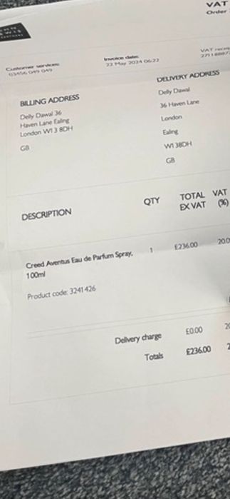 Мостри на мъжкия Криид Авентус Creed Aventus for him 10ml