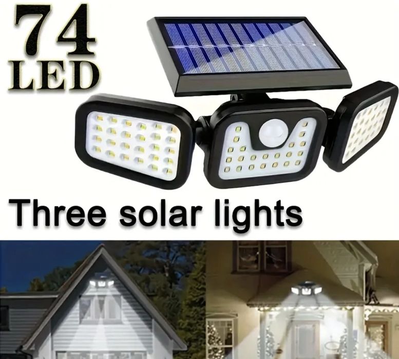 Vând bec solar nou
