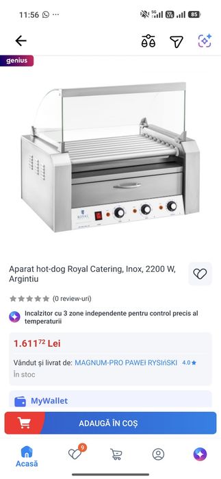 Friteuza dubla aparat de hot dog