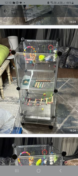 Продам клетку для попугаев