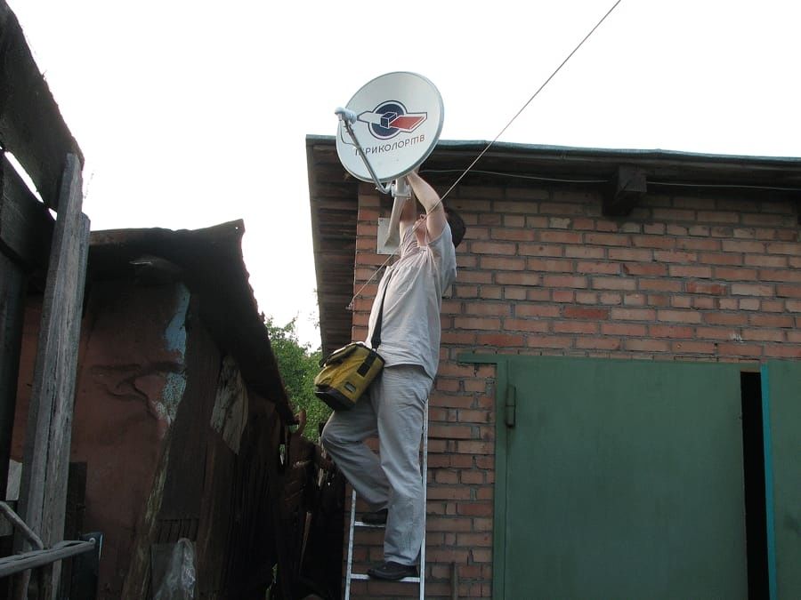 Установка антенн