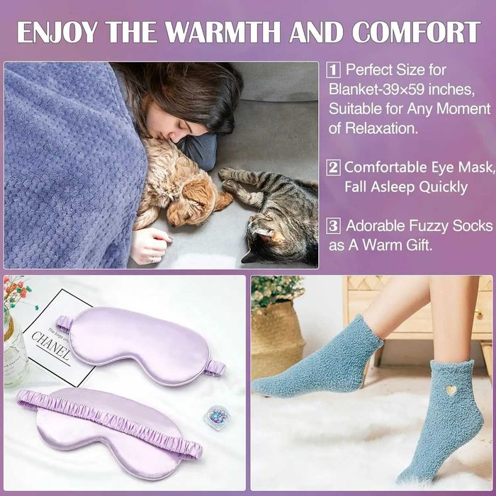 Подаръчен комплект за жена спа вана релакс рожден ден подарък лавандул