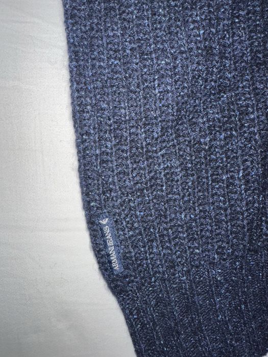 Pulover Armani Jeans Albastru din lână