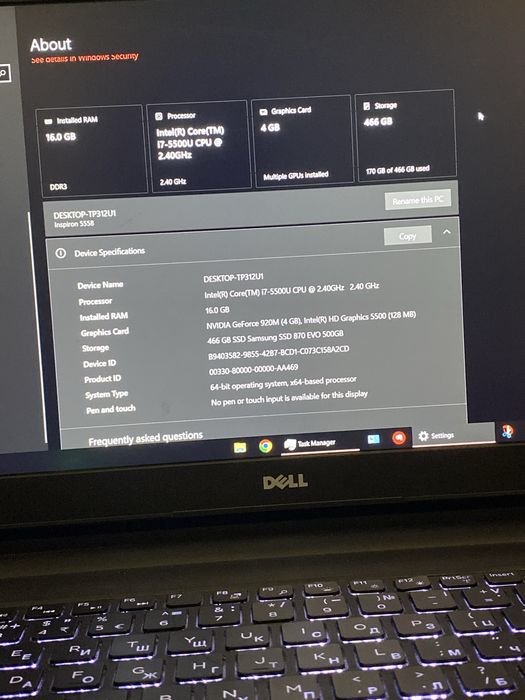 Dell Inspiron 15 5558