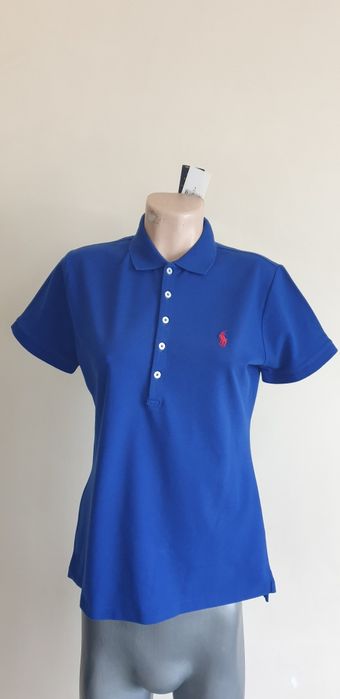 POLO Ralph Lauren Pique Cotton Slim Fit / L НОВО ОРИГИНАЛ Дамс Tениска