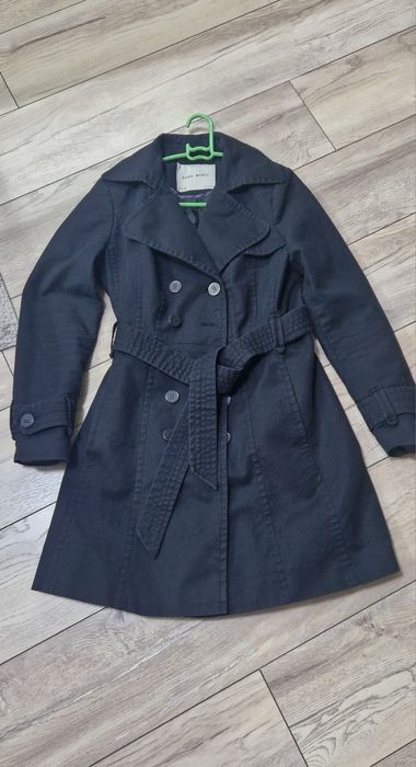 Черен шлифер/тренч Zara, размер С