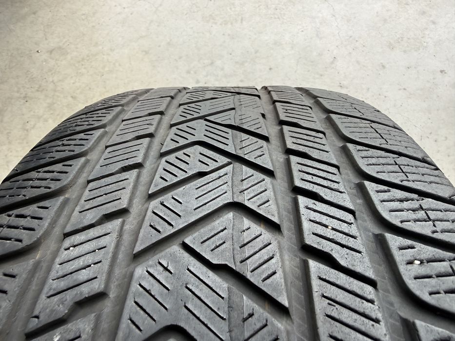 4бр. КАТО НОВИ 20” ОРИГИНАЛНИ Джанти “BRAGA” 5х112 Със Зимни Гуми 285/45R/20 *PIRELLI* за -VW TOUAREG/MERCEDES CLS/AUDI Q7/SQ7/Vag- 9.0Jx20H2, ET33