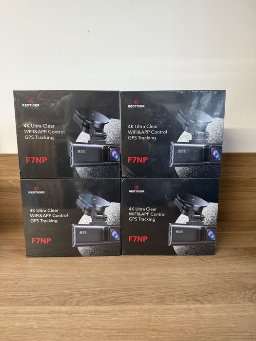 Camera Auto de Bord RedTiger F7NP Duala Fata/Spate, 4K GPS WiFi Bluetooth Aplicatie, Night Vision - Noua sigilata!
