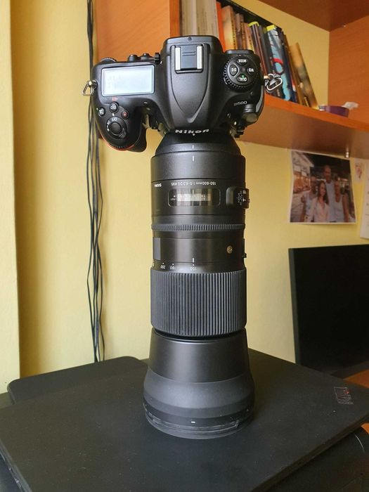 Nikon D500 cu obiectiv Sigma C 150-600