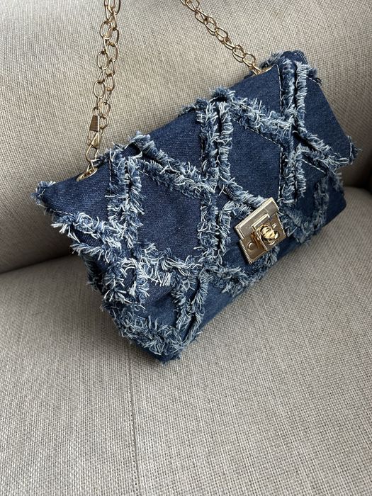 Дънкова малка чанта