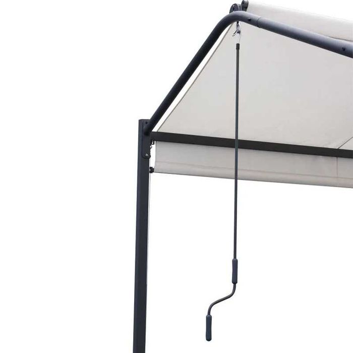 Pavilion, otel/poliester, 300 x 300 cm, H 280 cm