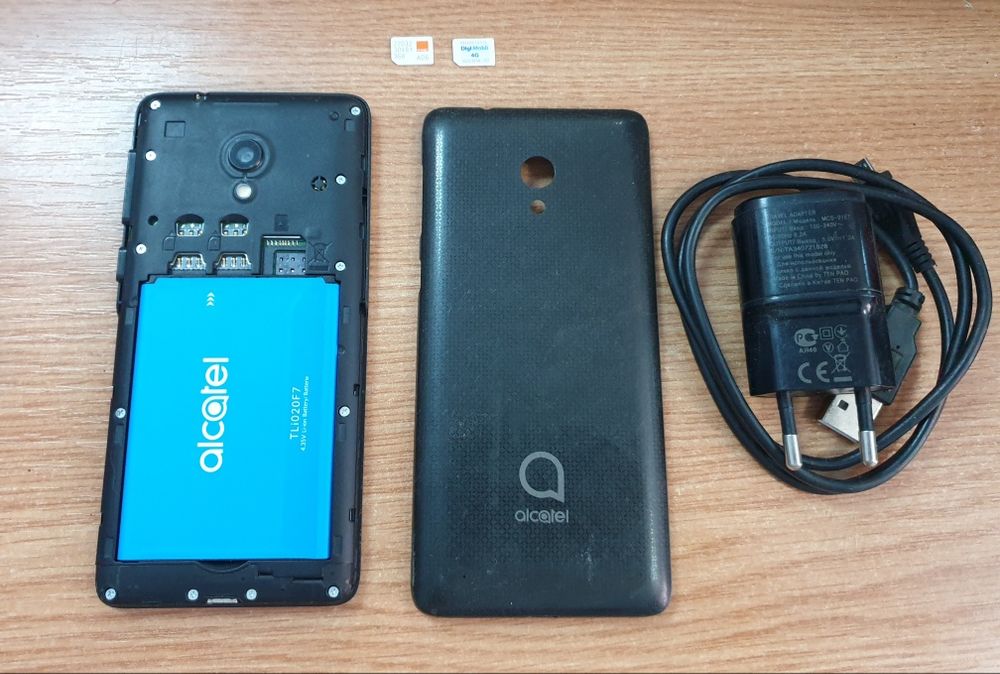 Alcatel 1c 2019 5003D Android 8 dualsim necodat 1Gb RAM sticla fisura