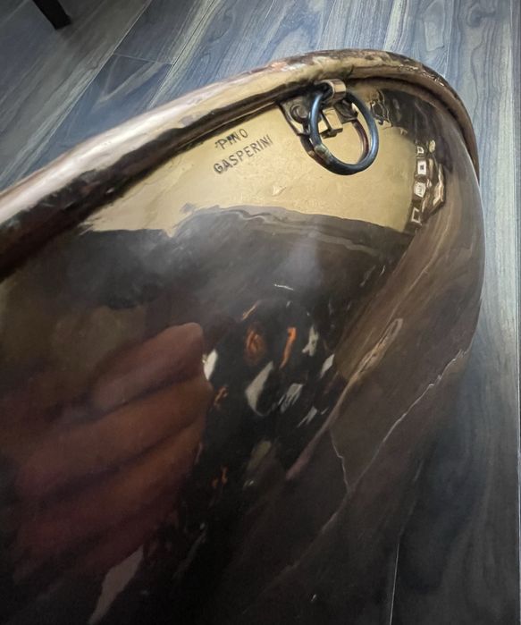 Platou din cupru lucrat manual