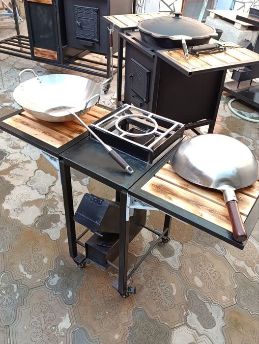 Продается мангалы учак казаны всё что нужно для летнего кухни