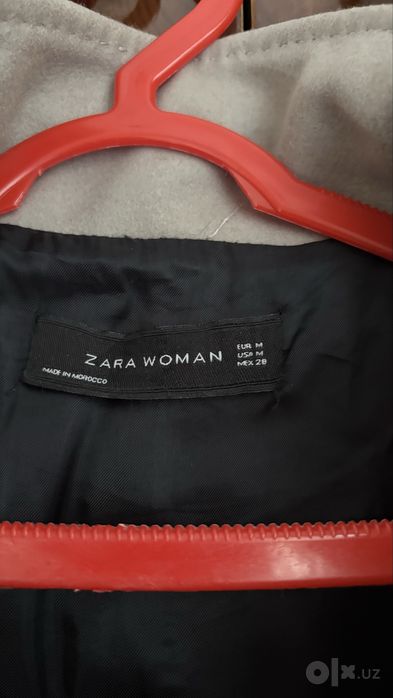 Стильное серое пальто ZARA Woman (Размер M) — новое