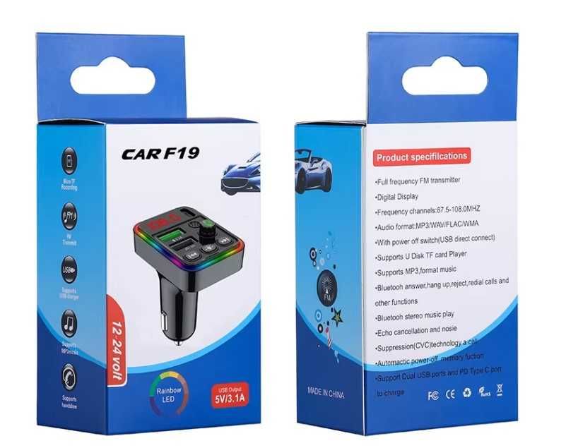 FM Трансмитер F19 Bluetooth