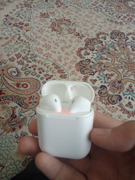 Наушники белые б/у