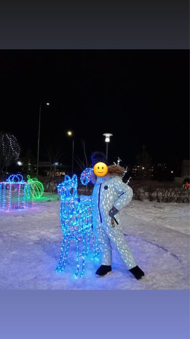 Детский комбинезон зимний на девочку