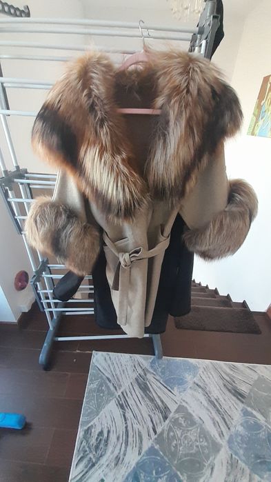 Palton  Alpaka super  blană naturală