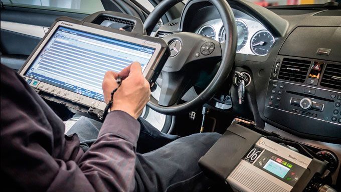 Ofer servicii diagnoza mercedes cu tester star xentry dedicat mercedes