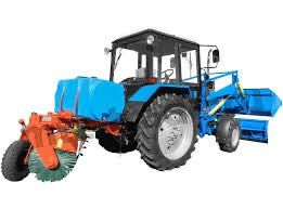 Услуги трактора с щеткой