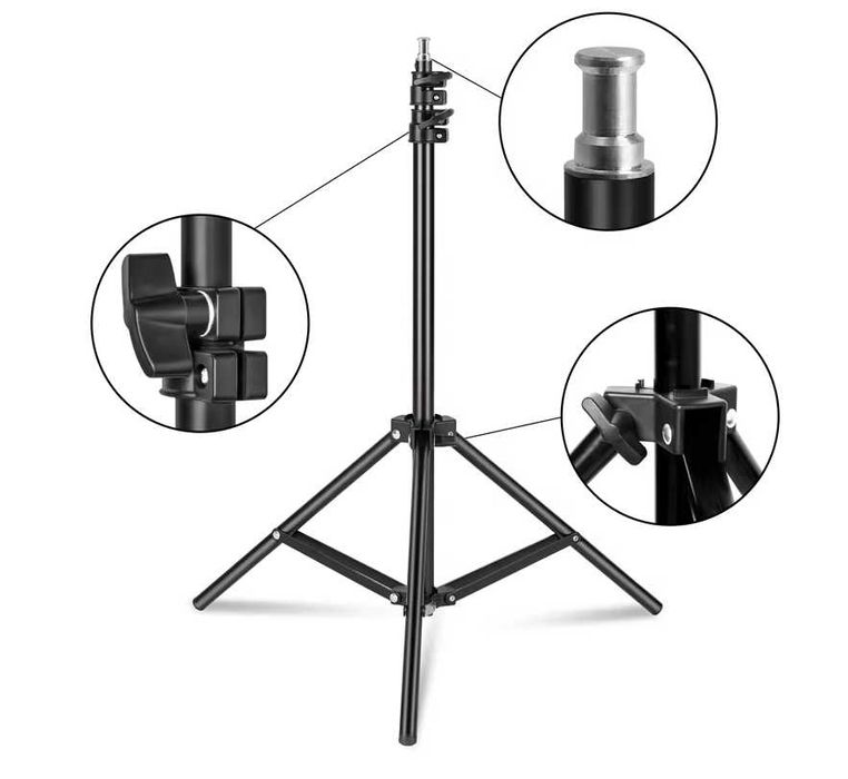 К-кт за осветление , софтбокс 3 бр. + 1 бр подвижно рамо / буум арм