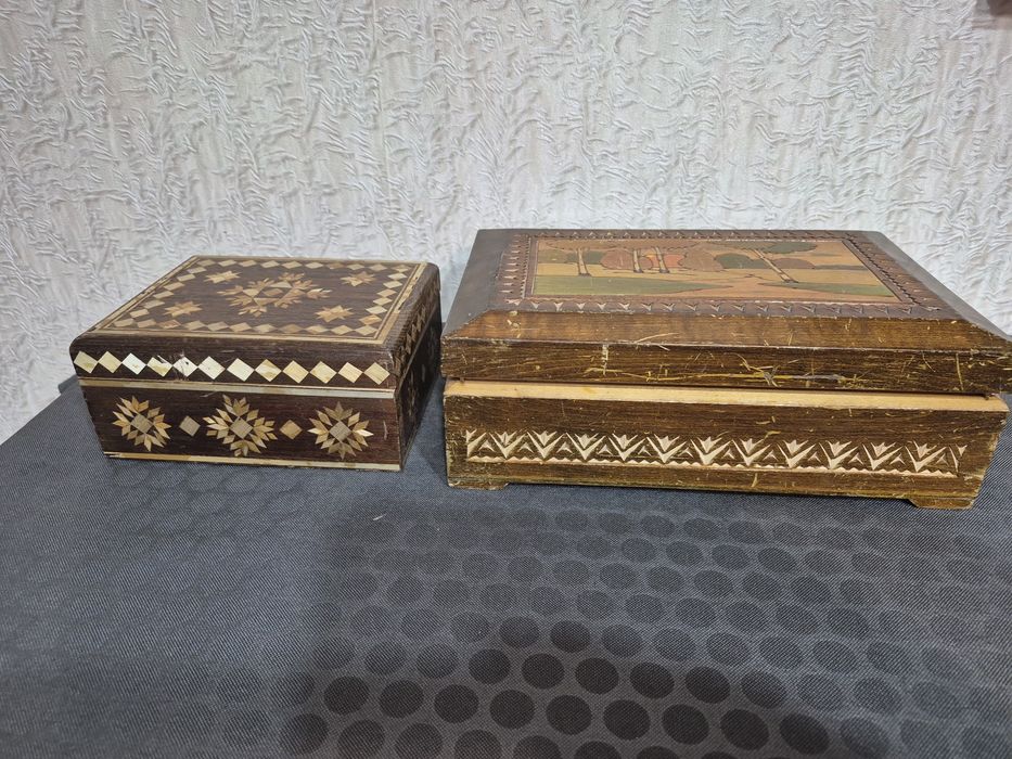 Шкатулки деревянные СССР